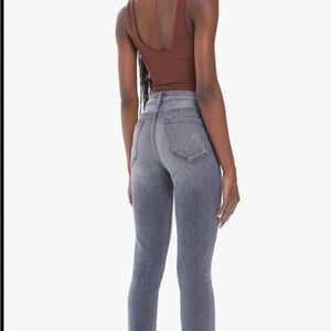 MOTHER Women's Charcoal Skinny Jeans - wore once almost new